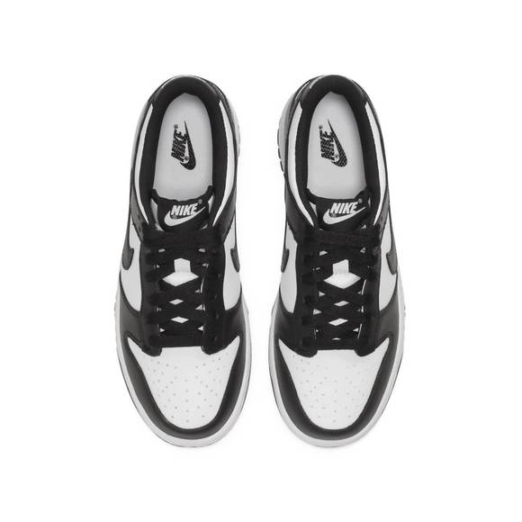 NEW NIKE kids dunk low panda sneakers in white/black-white - Picture 5 of 10